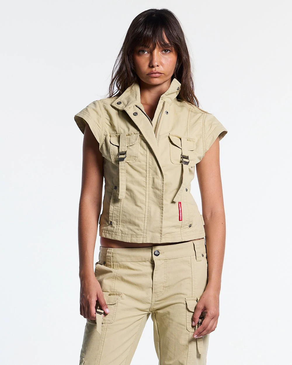 ARMY SCRIPT SHIRT MILITARY GREEN
