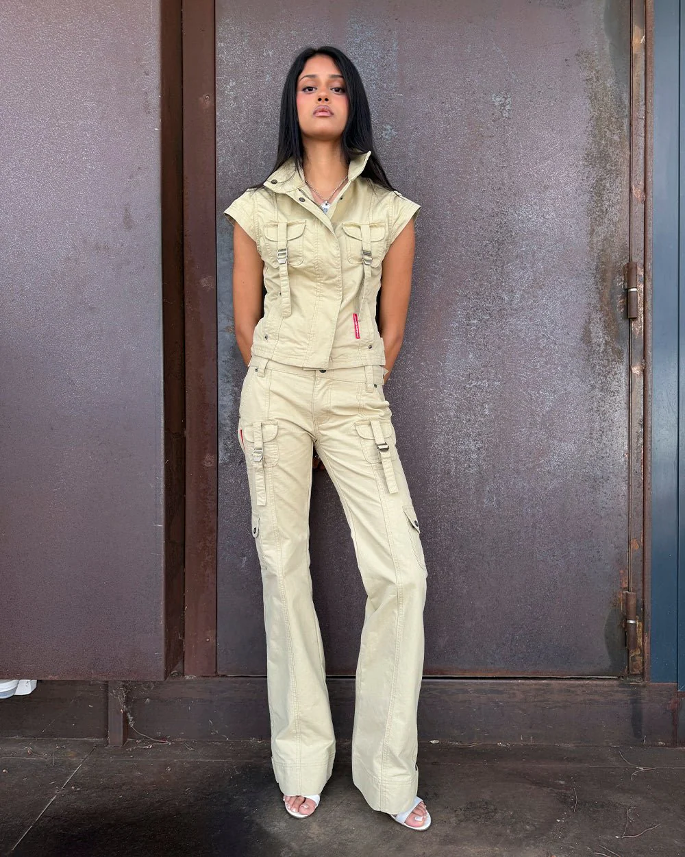 ARMY SCRIPT SHIRT MILITARY GREEN - Image 8