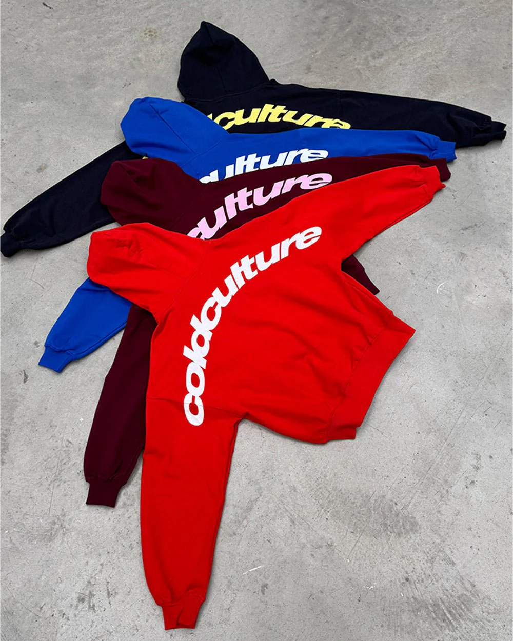 CURVED HOODIE BLUE - Image 9