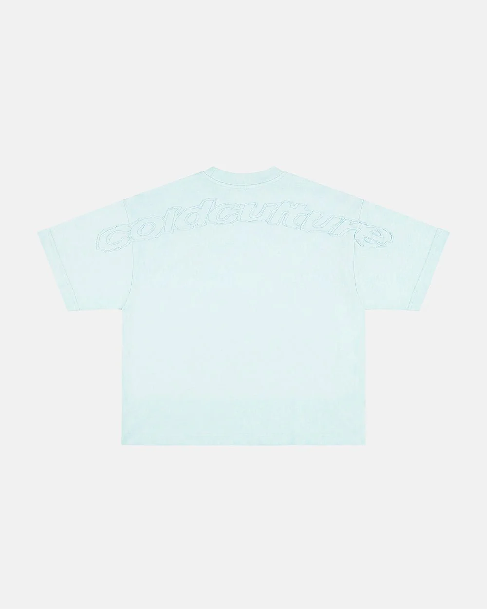 DISTRESS CURVED TEE BLUE - Image 2