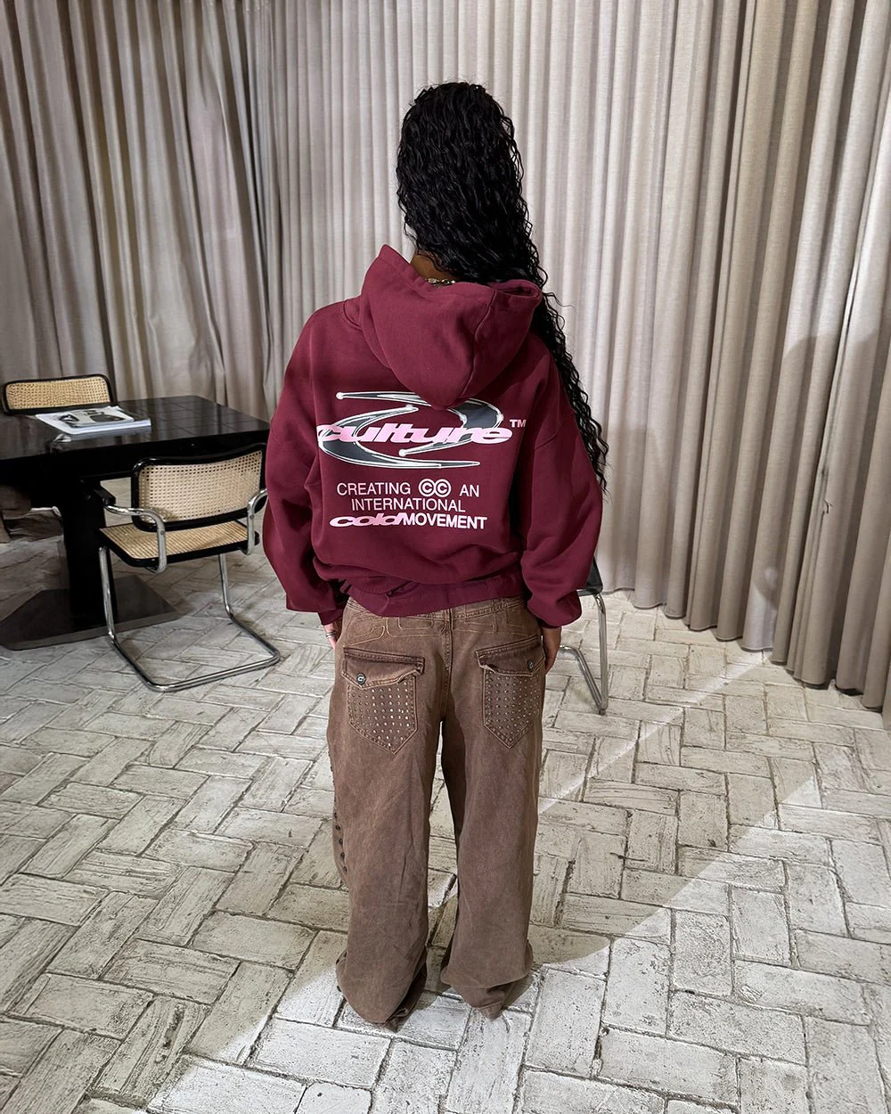 DYNAMIC HOODIE BURGUNDY - Image 7
