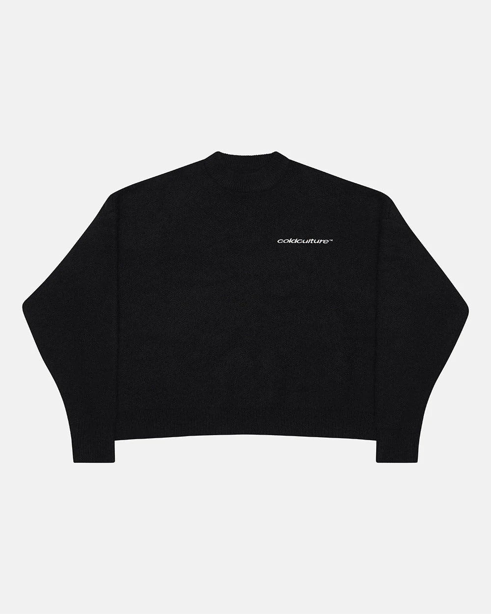 FLUFFY FUR KNIT BLACK