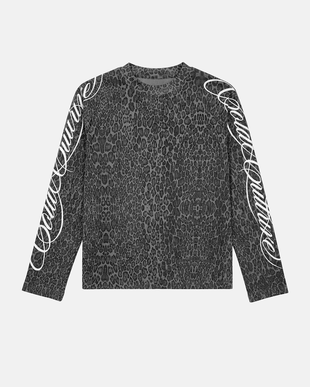 HIDDEN CHEETAH LONGSLEEVE DARK GREY