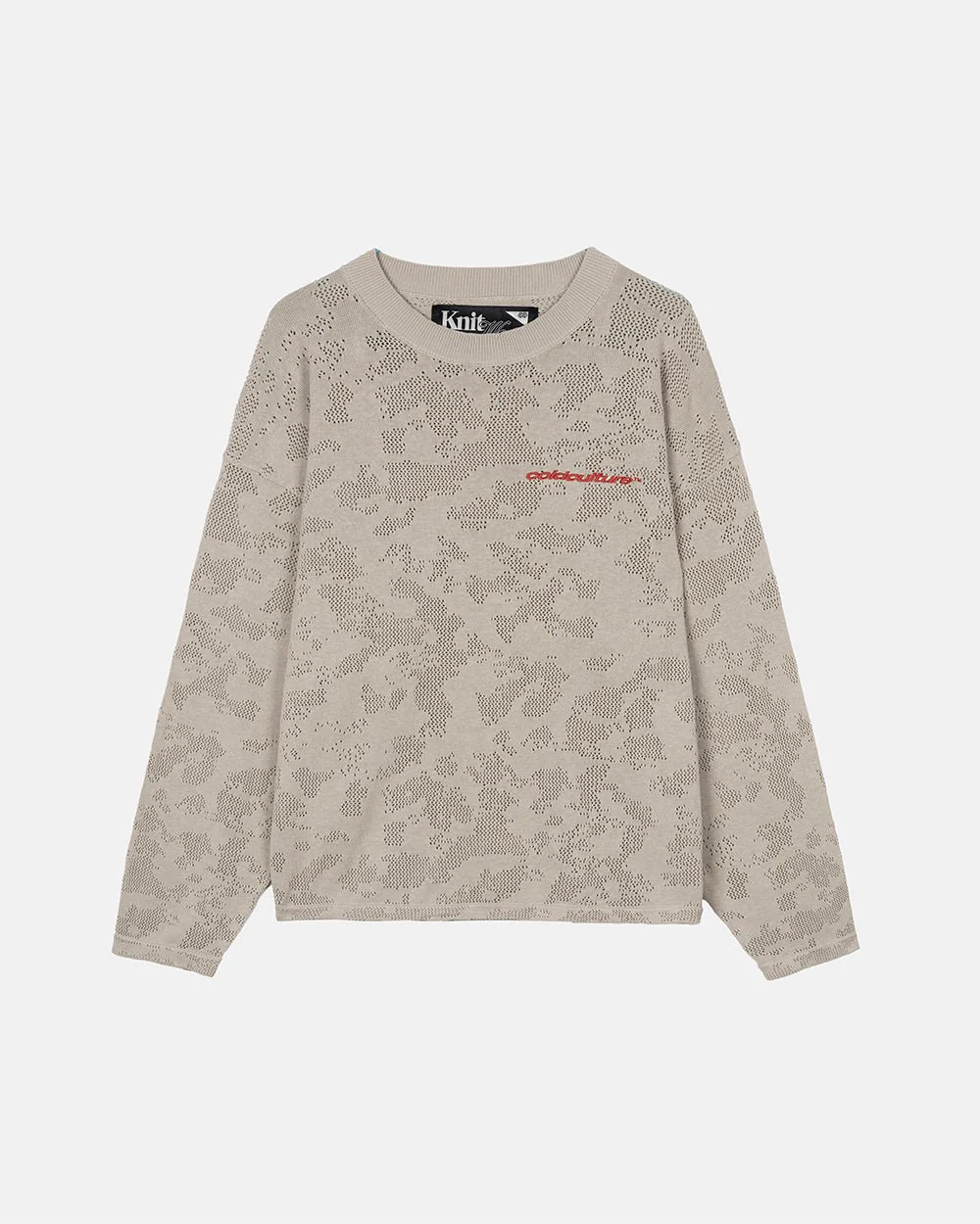 HURRACAINE LONGSLEEVE KNIT BEIGE - Image 2