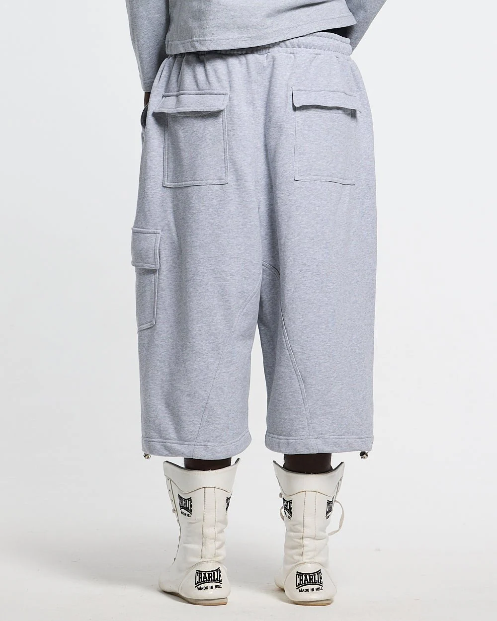 ICON SHORT HEATHER GREY - Image 4