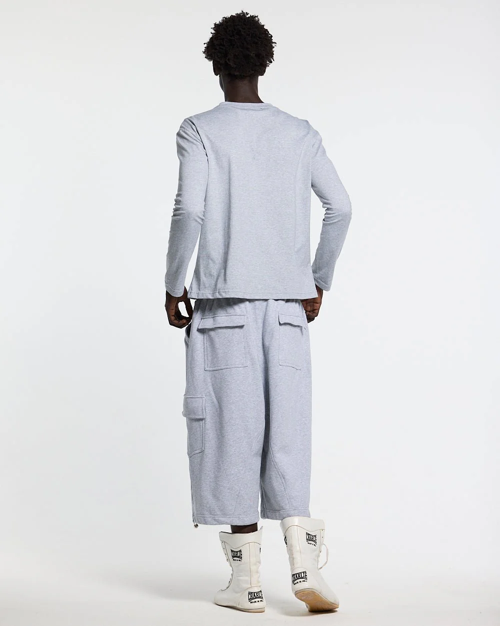ICON SHORT HEATHER GREY - Image 6