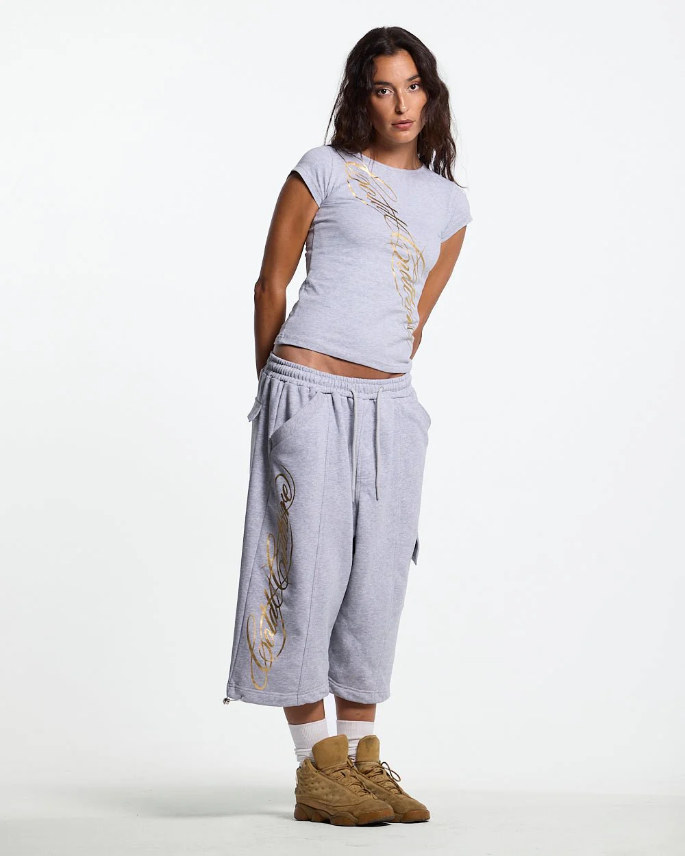ICON SHORT HEATHER GREY - Image 8