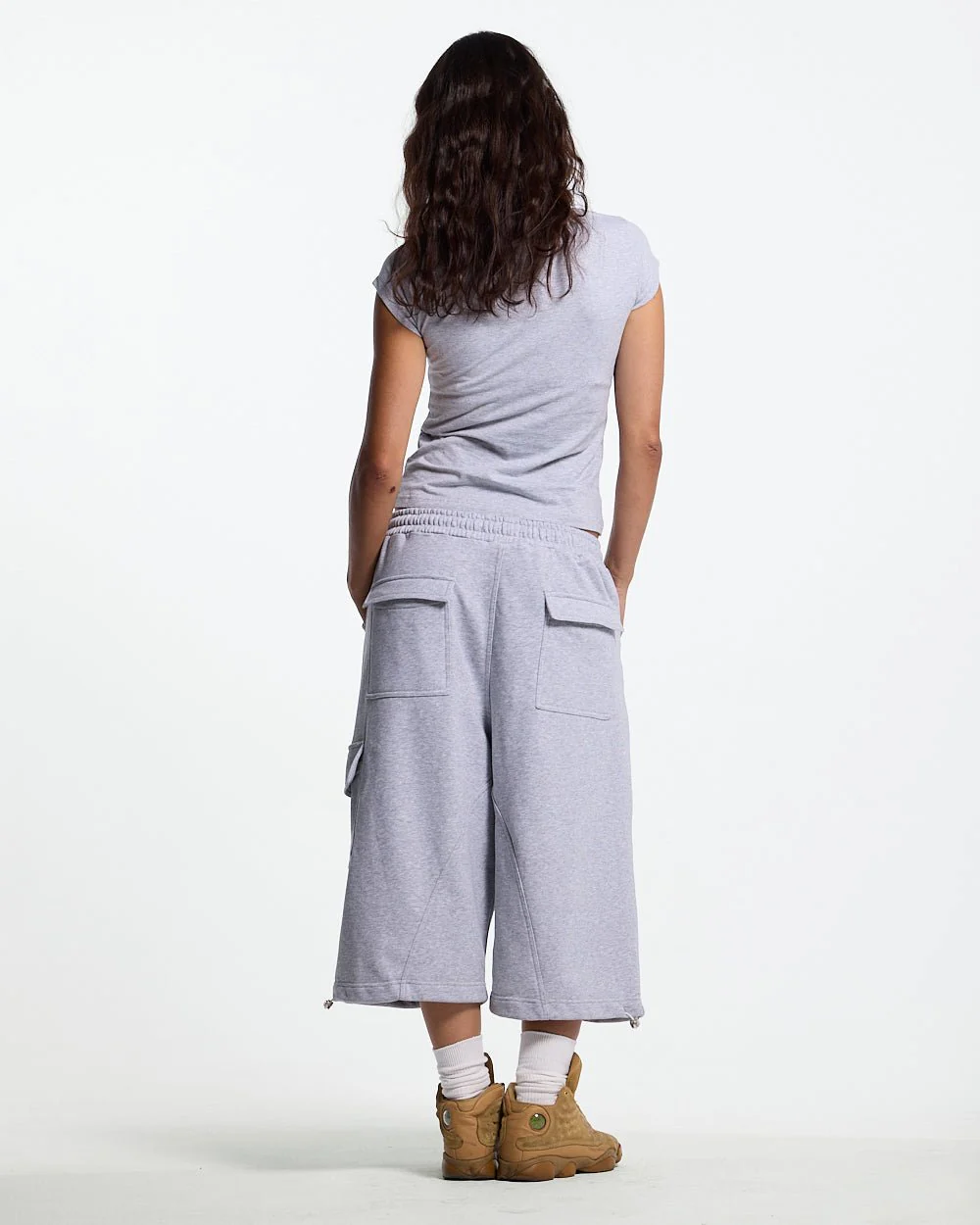 ICON SHORT HEATHER GREY - Image 9