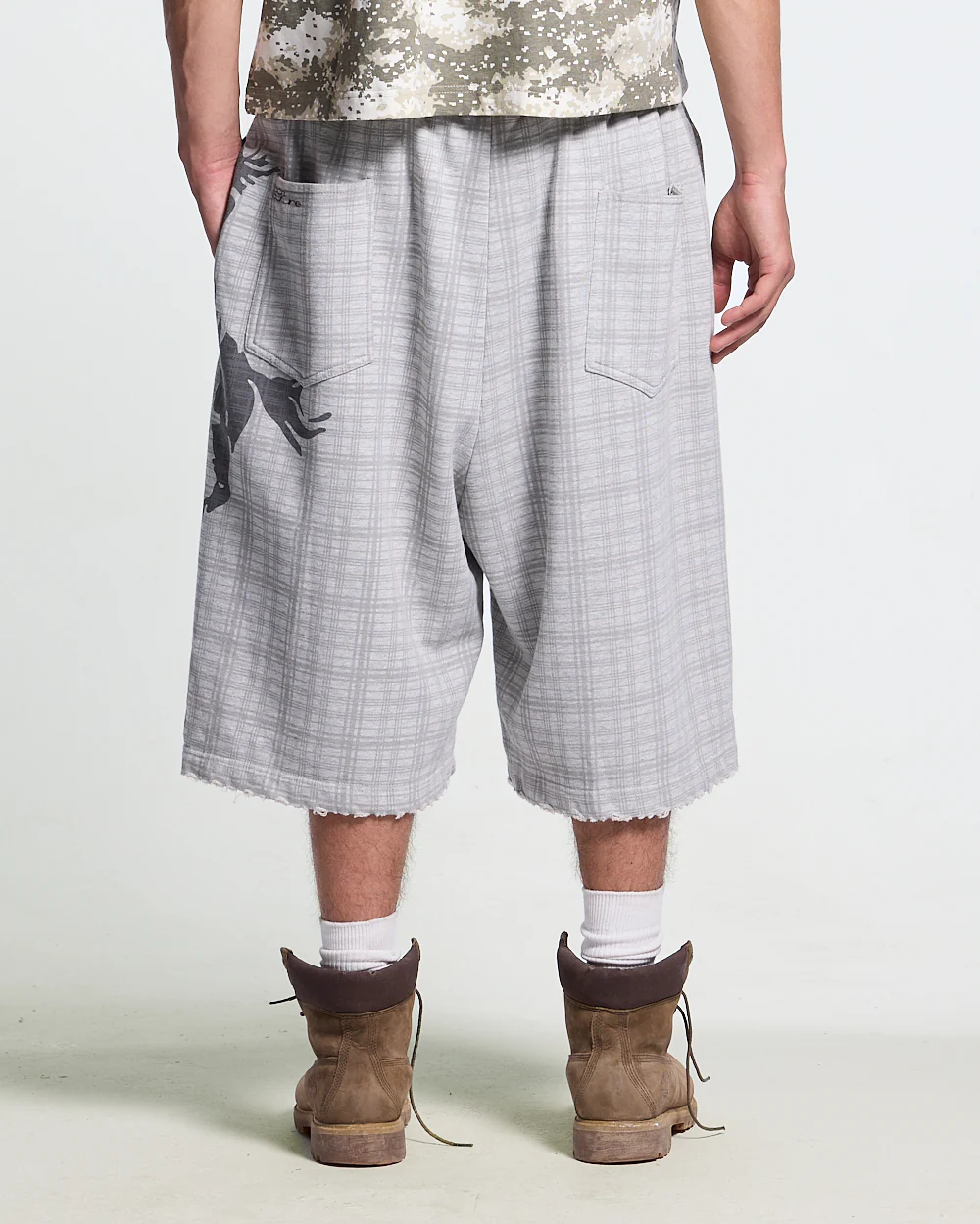NOVEL SHORT SWEATPANTS GREY - Image 4