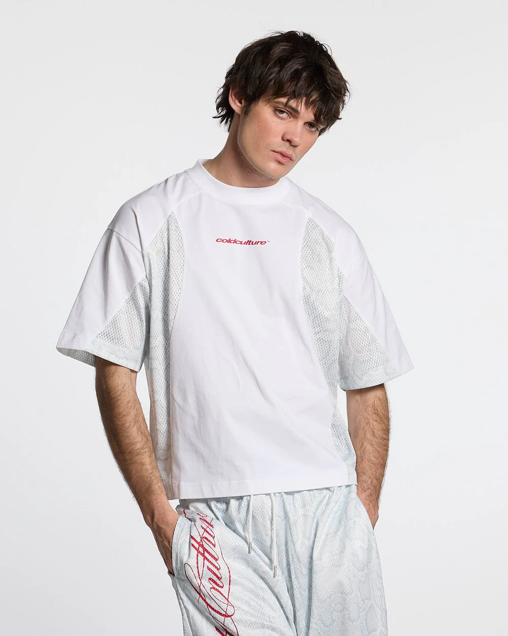 RIOT MESH TEE WHITE - Image 4