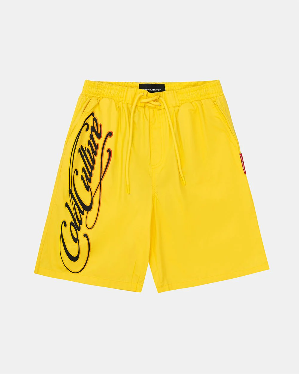 SCRIPT SWIMSHORTS YELLOW