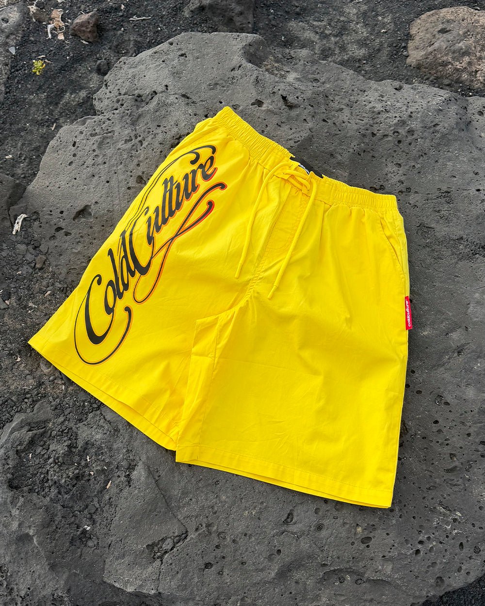 SCRIPT SWIMSHORTS YELLOW - Image 11