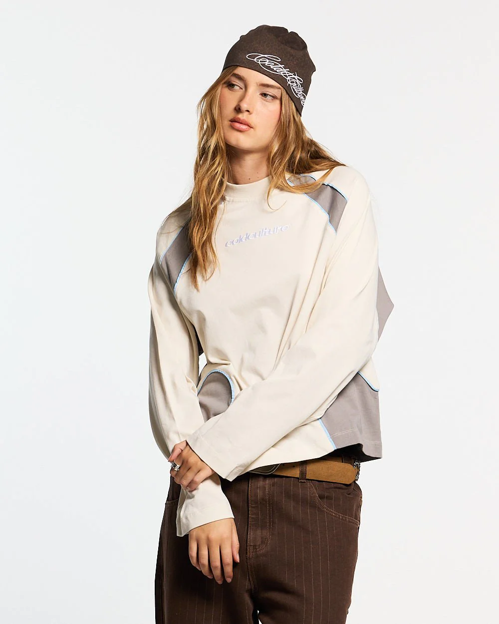 SLIDER LONGSLEEVE TEE GREY - Image 5