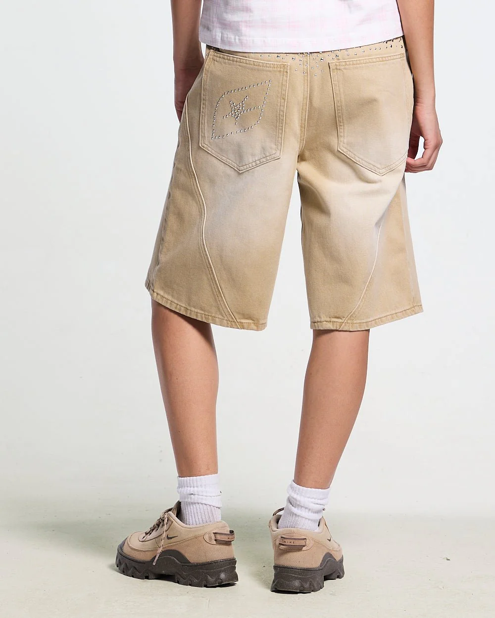 SPARK SHORTS BEIGE - Image 9