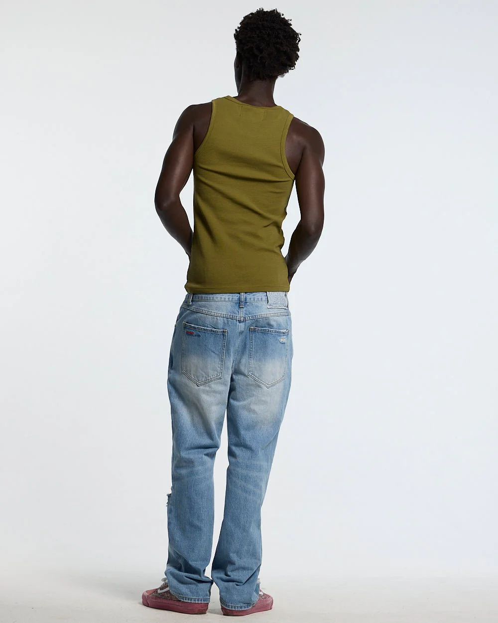 SPEED WAFFLE TANK TOP GREEN - Image 6