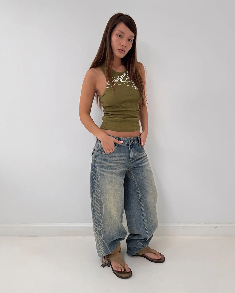SPEED WAFFLE TANK TOP GREEN - Image 8