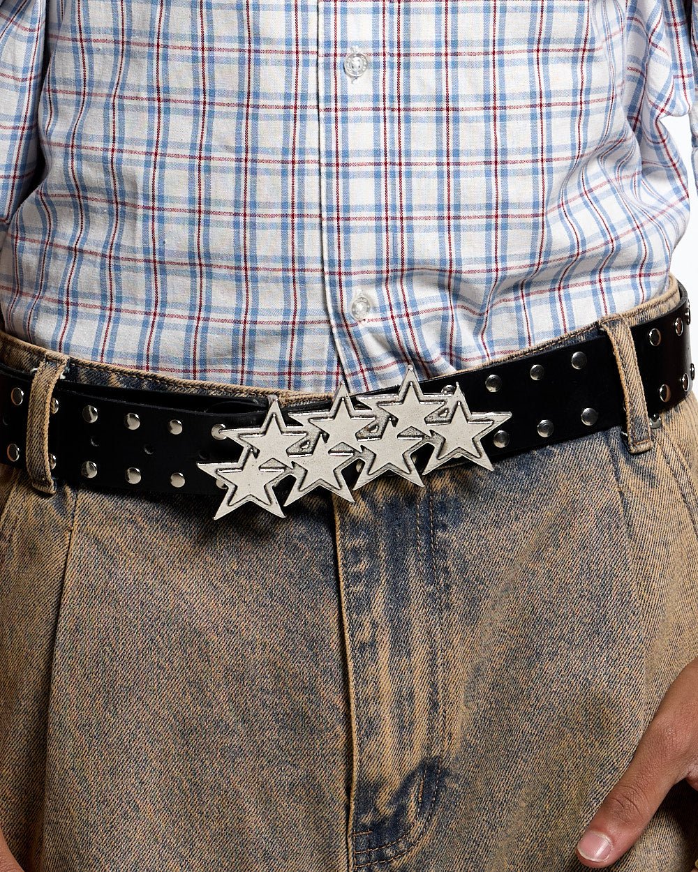 STARS LEATHER BELT RIVETS - Image 4
